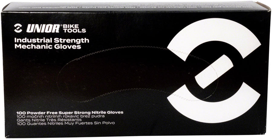 Unior Industrial Strength Nitrile Mechanic Gloves - Box 100 Small