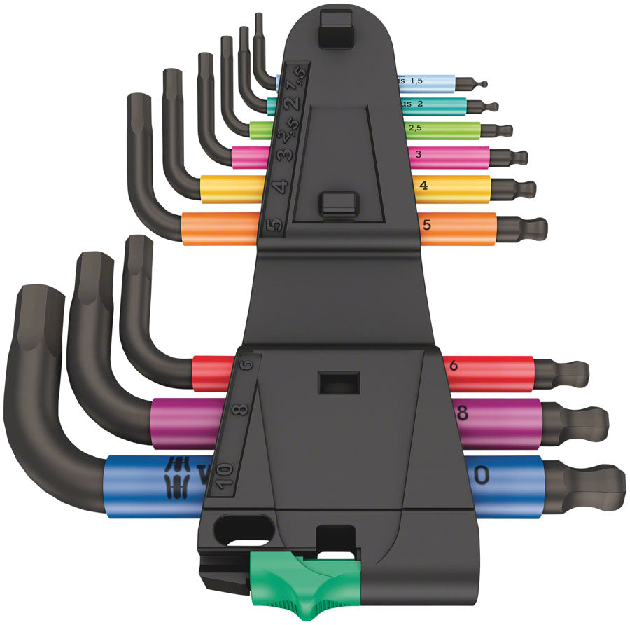 Wera 950/9 Hex-Plus Multicolour 2 L-key set metric BlackLaser