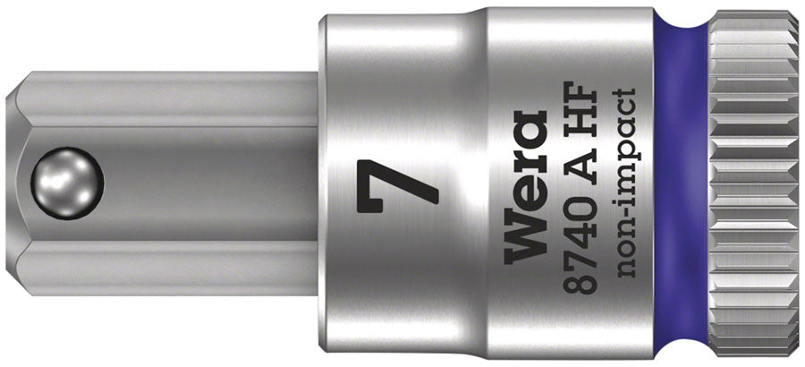 Wera 8740A HF Zyklop 1/4 Drive Hex 7.0 x 28mm with HF