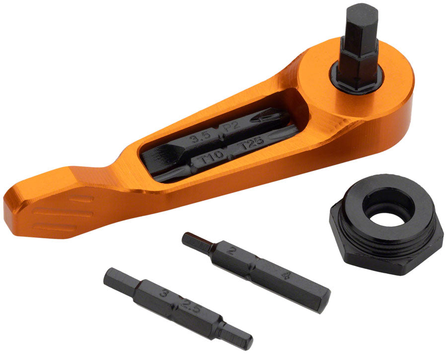 Wolf Tooth Components Axle Handle Multi-Tool Orange