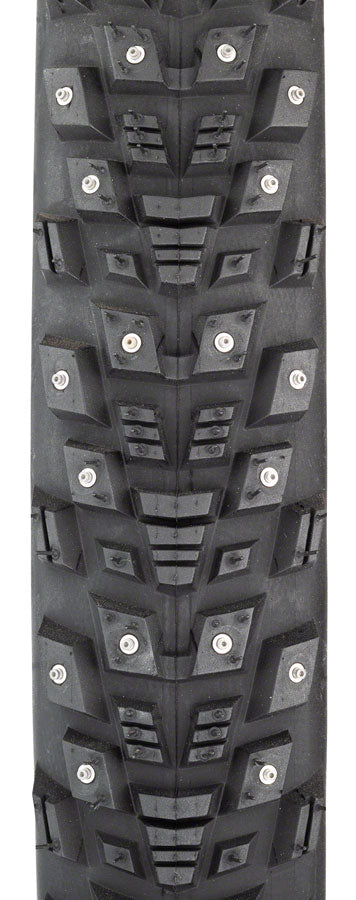 45NRTH Kahva Tire - 27.5 x 2.1 Tubeless Folding Tan 60 TPI 240 Concave Carbide Studs