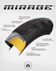 Eclat Mirage 20x2.35 Folding Clincher SilkShield 120TPI Black