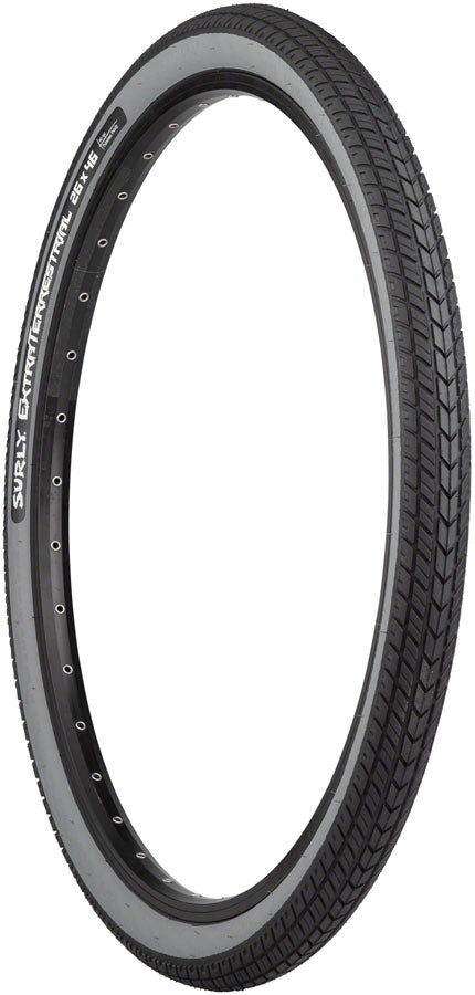 Surly ExtraTerrestrial Tire - 26 x 46c Tubeless Folding Black/Slate 60tpi