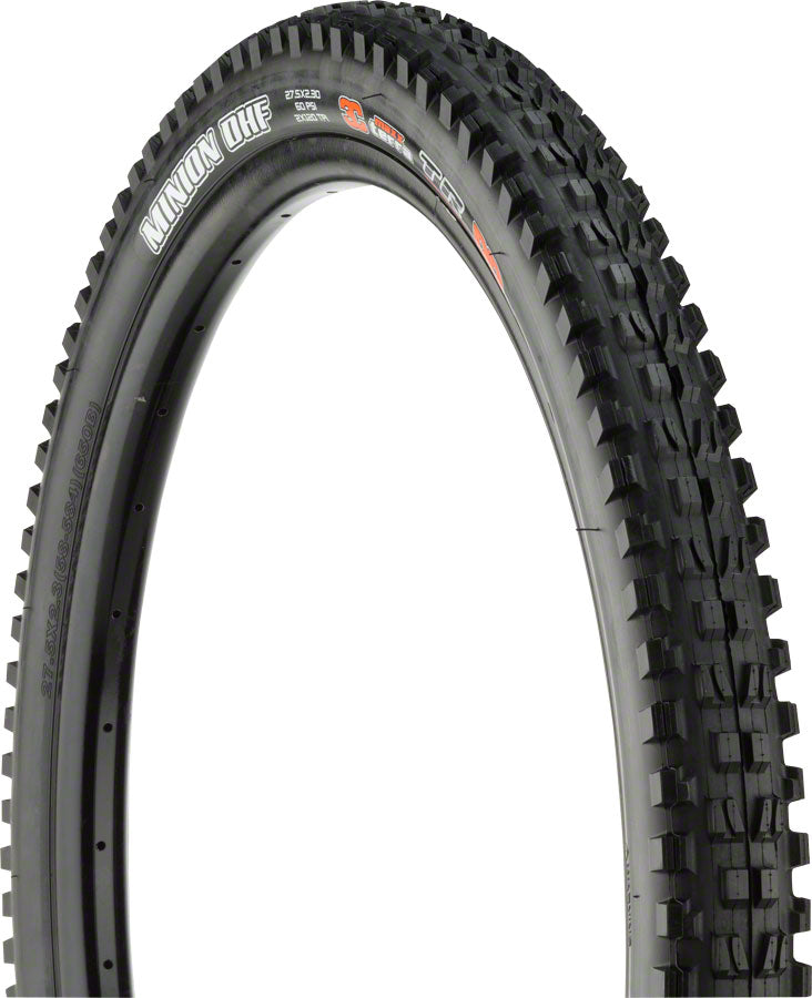 Maxxis Minion DHF Tire - 27.5 x 2.3 Tubeless Folding Black 3C Maxx Terra DD - The Bike Hub