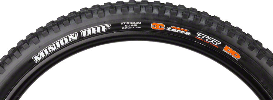Maxxis Minion DHF Tire - 27.5 x 2.3 Tubeless Folding Black 3C Maxx Terra DD - The Bike Hub