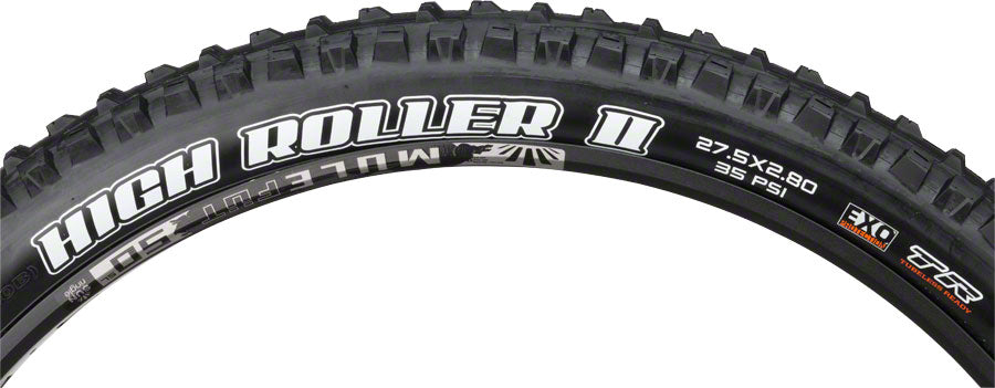 Maxxis High Roller II Tire - 27.5 x 2.8 Tubeless Folding Black Dual EXO
