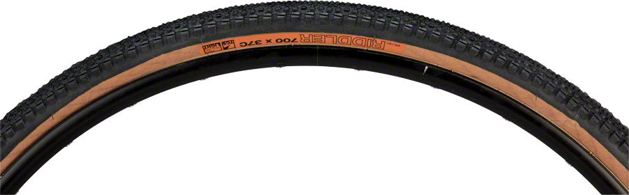 WTB Riddler 700c Tire - 700 x 37 TCS Tubeless Folding BLK/Tan Light Fast Rolling