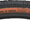 WTB Riddler 700c Tire - 700 x 45 TCS Tubeless Folding BLK/Tan Light Fast Rolling