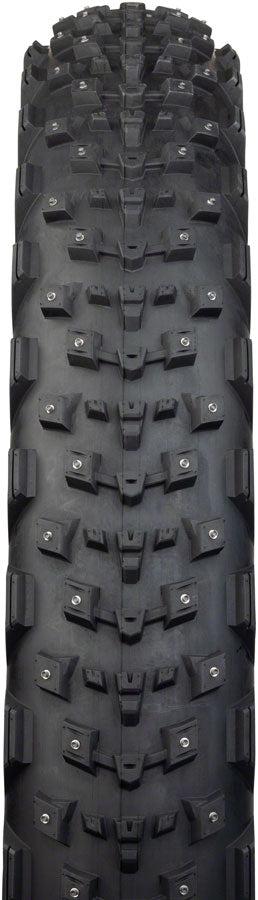 45NRTH Dillinger 4 Tire - 27.5 x 4.0 Tubeless Folding Tan 60 TPI 168 Large Concave Carbide Aluminum Studs