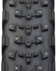45NRTH Dillinger 4 Tire - 26 x 4.2 Tubeless Folding Tan 60 TPI 168 Large Concave Carbide Aluminum Studs