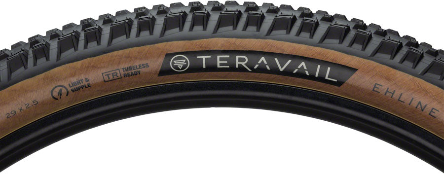Teravail Ehline Tire - 29 x 2.5 Tubeless Folding Tan Light and Supple