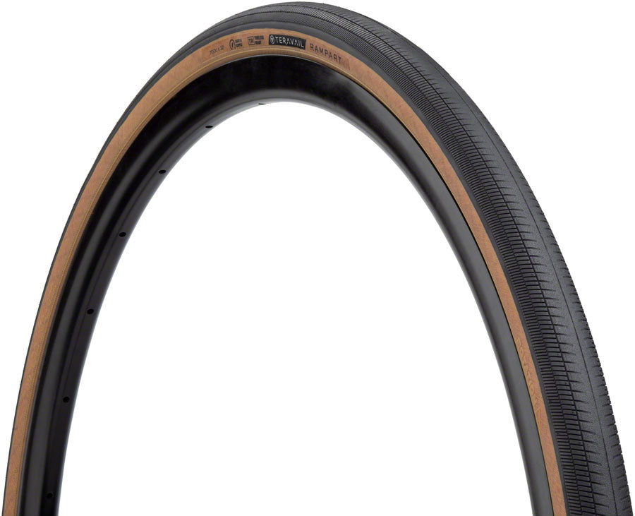 Teravail Rampart Tire - 700 x 32 Tubeless Folding Tan Light Supple Fast Compound