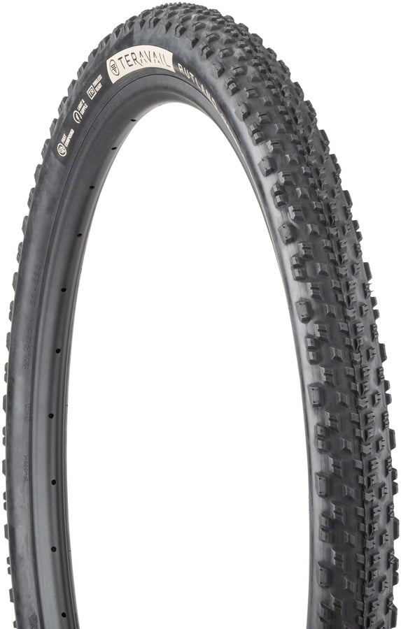 Teravail Rutland Tire - 27.5 x 2.1 Tubeless Folding Black Light and Supple - The Bike Hub