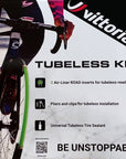 Vittoria Air-Liner Tubeless Road Kit - 2 Inserts Tire Sealant Pliers Clips Medium 28mm
