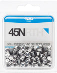 45NRTH XL Concave Carbide Aluminum Tire Studs - Pack of 100