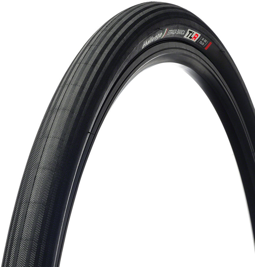 Challenge Strada Bianca Race Tire - 700 x 36 Tubeless Folding Black