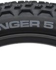 45NRTH Dillinger 5 Tire - 26 x 4.6 Tubeless Folding BLK 120 TPI Custom Studdable