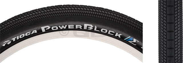 Tioga Powerblock S-Spec Tire - 20 x 1.6 Clincher Folding Black 120tpi