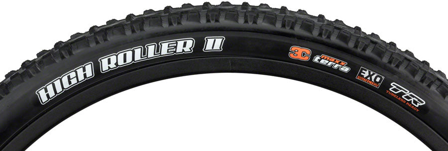 Maxxis High Roller II Tire - 27.5 x 2.4 Tubeless Folding BLK 3C Maxx Terra EXO