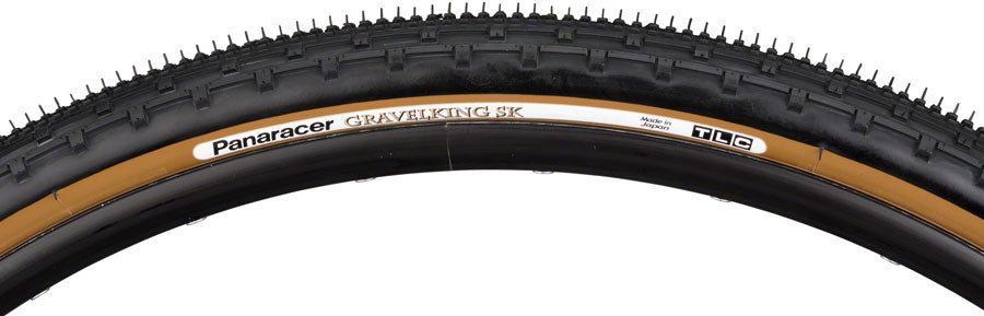 Panaracer GravelKing SK Tire - 700 x 50 Tubeless Folding Black/Brown