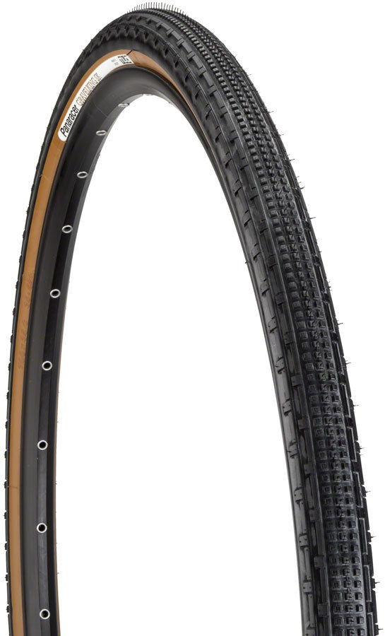Panaracer GravelKing SK Tire - 700 x 50 Tubeless Folding Black/Brown