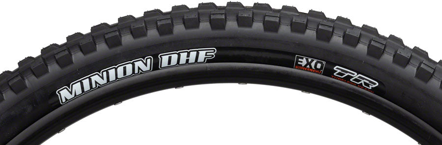 Maxxis Minion DHF Tire - 27.5 x 2.5 Tubeless Folding BLK Dual EXO Wide Trail