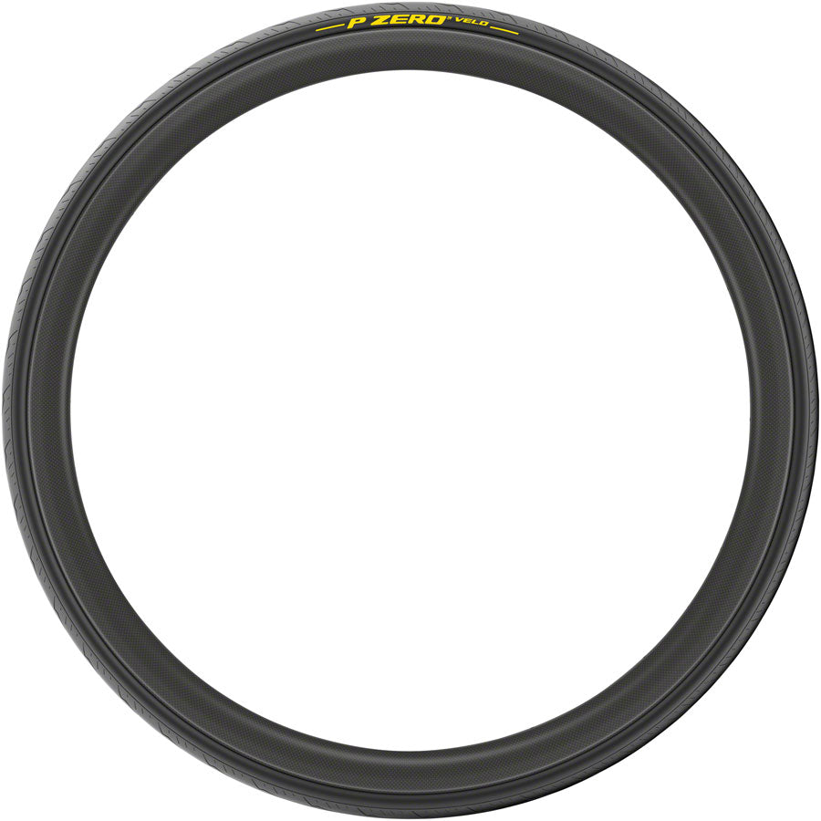 Pirelli PZero Velo Tubular Road Tire 700x25C Tubular YellowSOFT TechBELT 300TPI Black - The Bike Hub