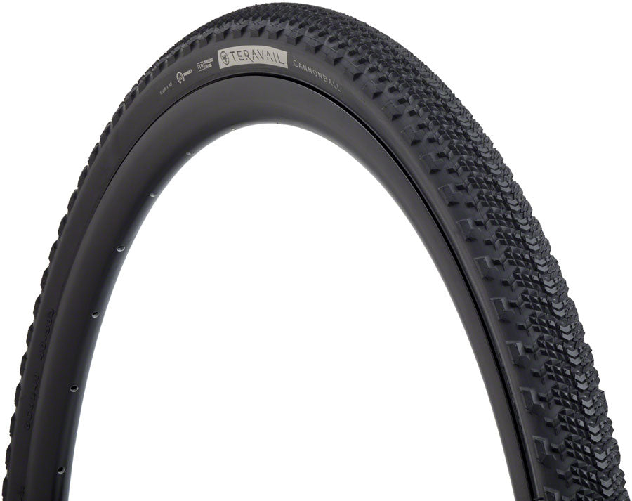 Teravail Cannonball Tire - 650b x 40 Tubeless Folding BLK Durable Fast Compound
