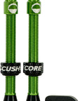 CushCore Tubeless Presta Valve Set - 55mm Green