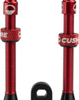CushCore Tubeless Presta Valve Set - 55mm Red