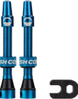 CushCore Tubeless Presta Valve Set - 44mm Blue - The Bike Hub