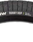 MSW Bunny Hop Tire - 20 x 2.0 Black Folding Wire Bead 33tpi