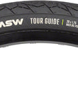 MSW Tour Guide Tire - 20 x 1.75 Black Folding Wire Bead 33tpi