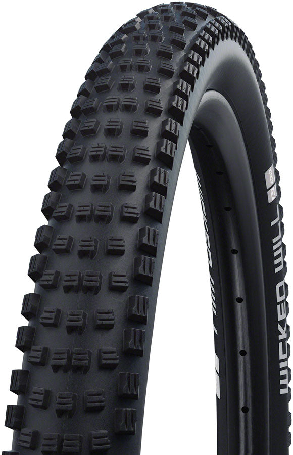Schwalbe Wicked Will Tire - 27.5 x 2.4 Tubeless Folding BLK Performance Line Addix Twin Skin - The Bike Hub