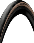 Continental Grand Sport Race Tire - 700 x 28 Clincher Folding BLK/Brown PureGrip NyTech Breaker