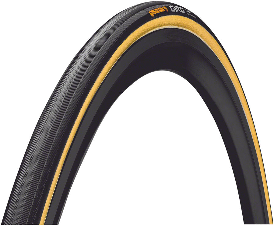 Continental Giro Tire - 700b x 22 / 28 x 22 Tubular Folding BLK/Transparent Performance