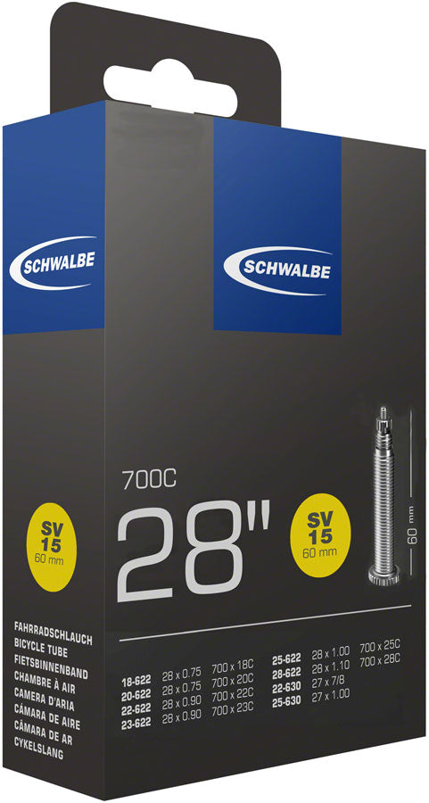 Schwalbe Standard Tube - 700 x 18 - 28mm 60mm Presta Valve