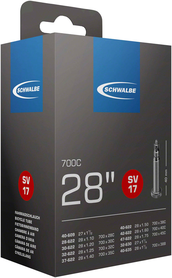 Schwalbe Standard Tube - 700 x 28 - 45mm 40mm Presta Valve