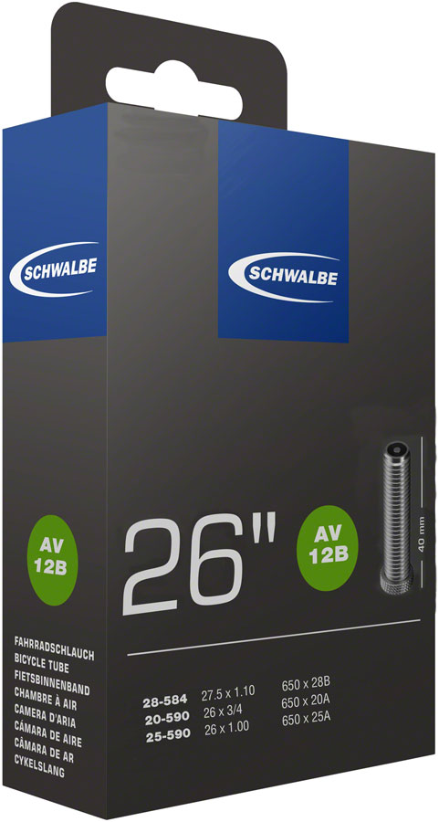 Schwalbe Standard Tube - 26 x 1 - 1.5/650 x 23mm 40mm Schrader Valve