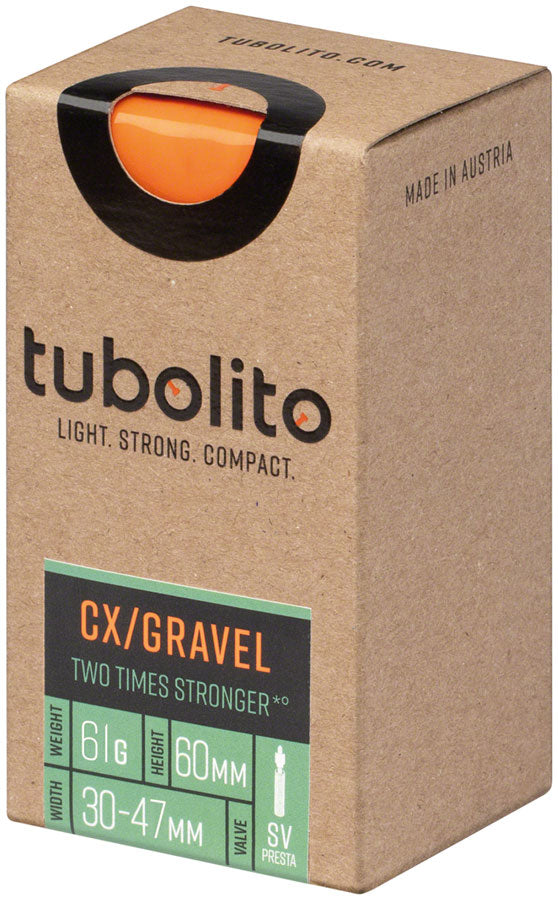 Tubolito Tubo CX/Gravel All Tube - 700 x 32-50mm 60mm Presta Valve Orange