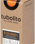 Tubolito S-Tubo CX/Gravel All Tube - 700 x 32-50mm 42mm Presta Valve Orange