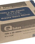 Teravail Superlight Tube - 700 x 35-45mm 60mm Presta Tube Valve