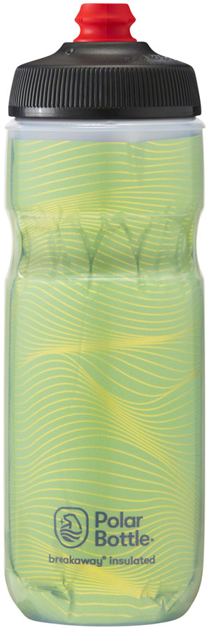 Polar Bottles Breakaway Insulated Jersey Knit Water Bottle - Highlighter 20oz