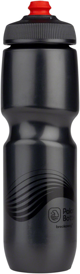 Polar Bottle Breakaway Water Bottle Charcoal/Black - 30oz