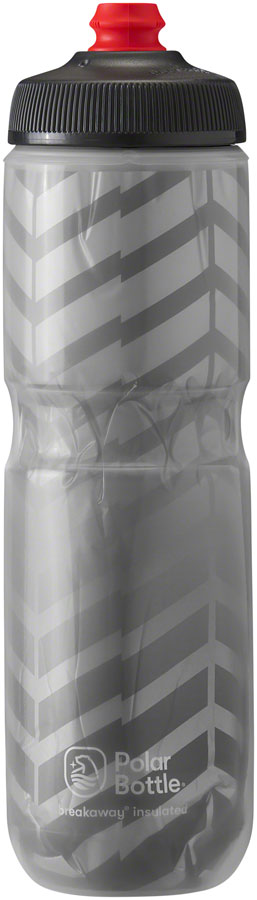 Polar Bottles Breakaway Bolt Insulated Water Bottle -24oz Charcoal/Silver