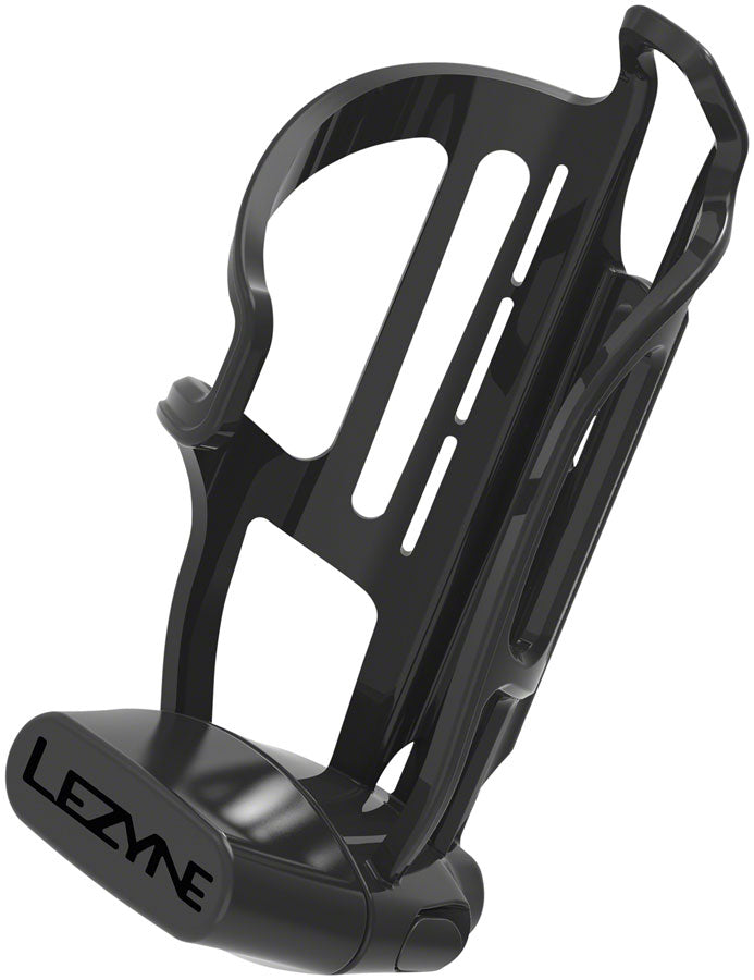 Lezyne Flow Storage Water Bottle Cage Right Hand Loading Black