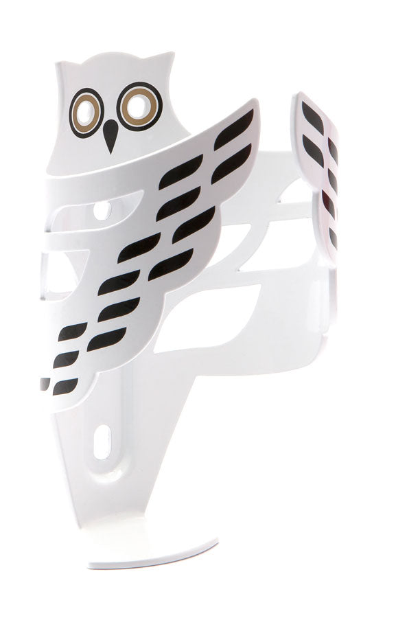 Portland Design Works The Snow Owl Cage Bottle Cage White/Gold