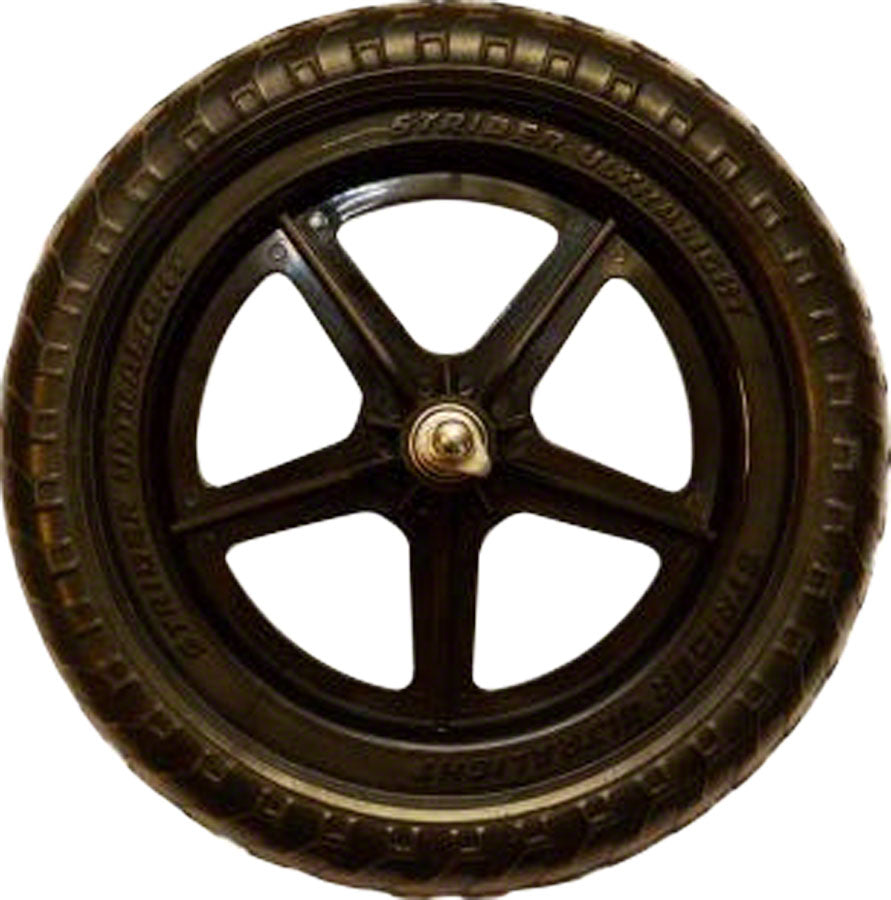 Strider Replacement Wheel: Ultralight 12&quot; Black Sold as Each