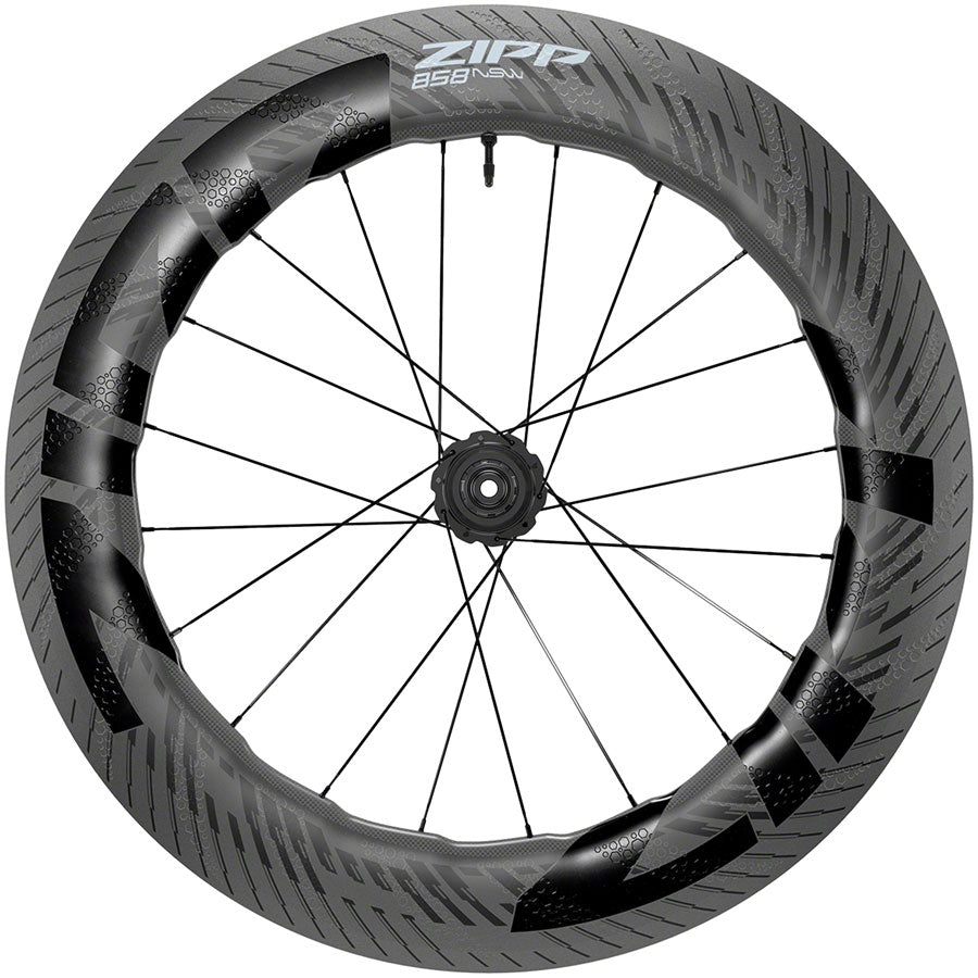 Zipp 858 NSW Rear Wheel - 700 12 x 142mm Center-Lock HG11 Tubeless Carbon C1