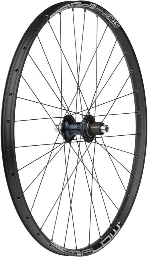 Quality Wheels Shimano SLX / Stans Flow S1 Rear Wheel - 29&quot; 12 x 148mm Center-Lock Micro Spline BLK
